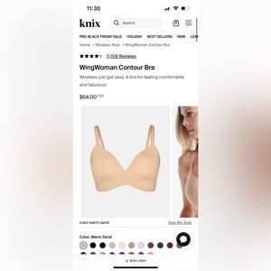 Knox WingWoman Counter Bra size 4. Brand new without tags